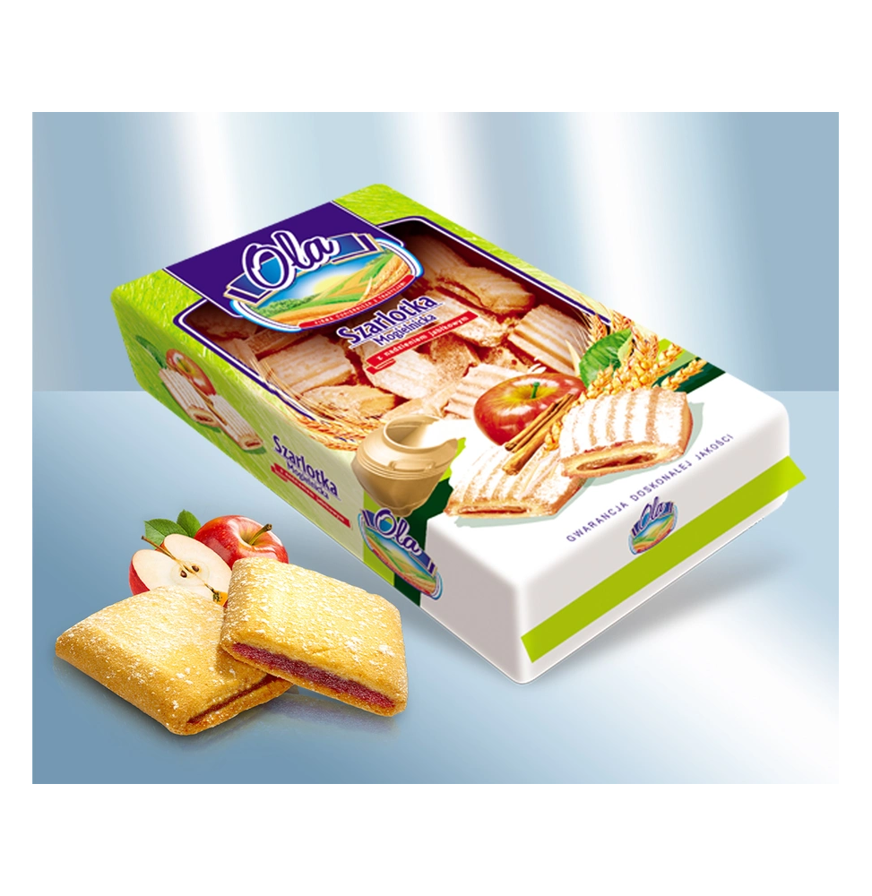 Galletas de mantequilla con relleno de manzana