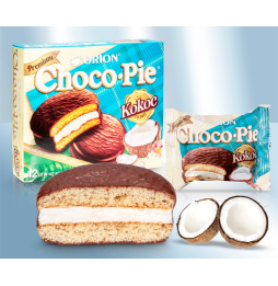 Bizcocho 'Choco Pie' con relleno de coco