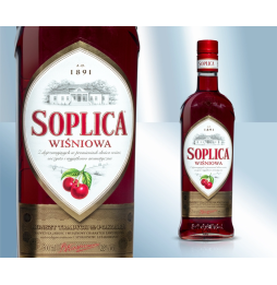 "Soplica" Licor de cereza 28%, 500ml