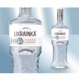 Vodka "Platinum Ukrayinka", 40%, 700ml