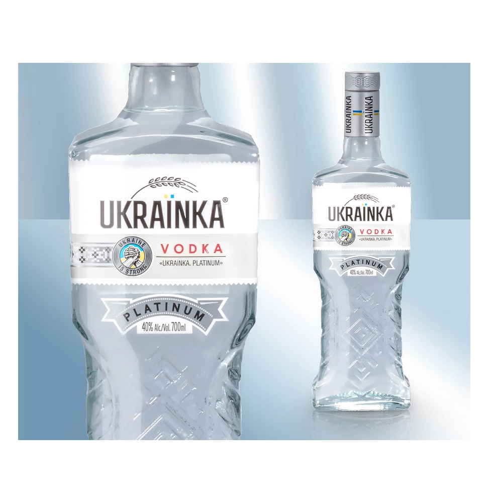 Vodka "Platinum Ukrayinka", 40%, 700ml