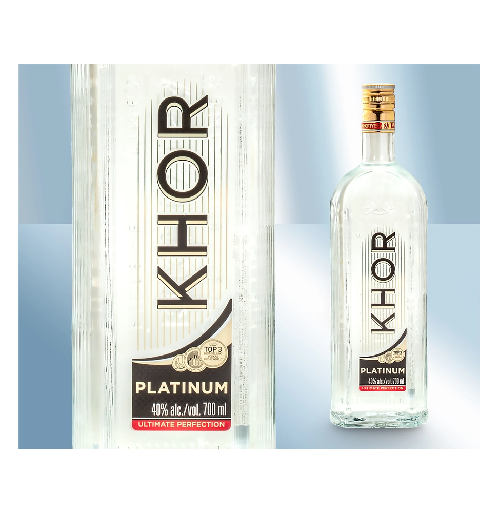 Vodka "Khortytsia Platinum", 40%, 700ml