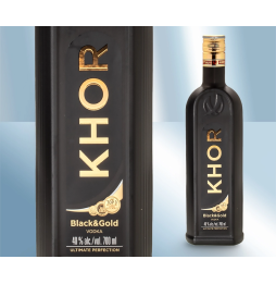 Vodka "Khortytsia Black/Golden", 40%, 700ml