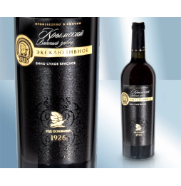 Vino de Crimea "Exclusivo", tinto, seco, 11,4%, 750ml