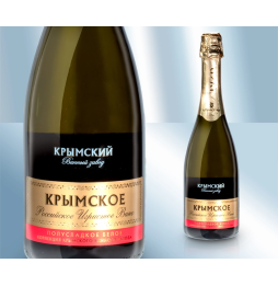 Vino espumoso "KRIMSKY WINE FACTORY", blanco, dulce, 11,3%, 750ml