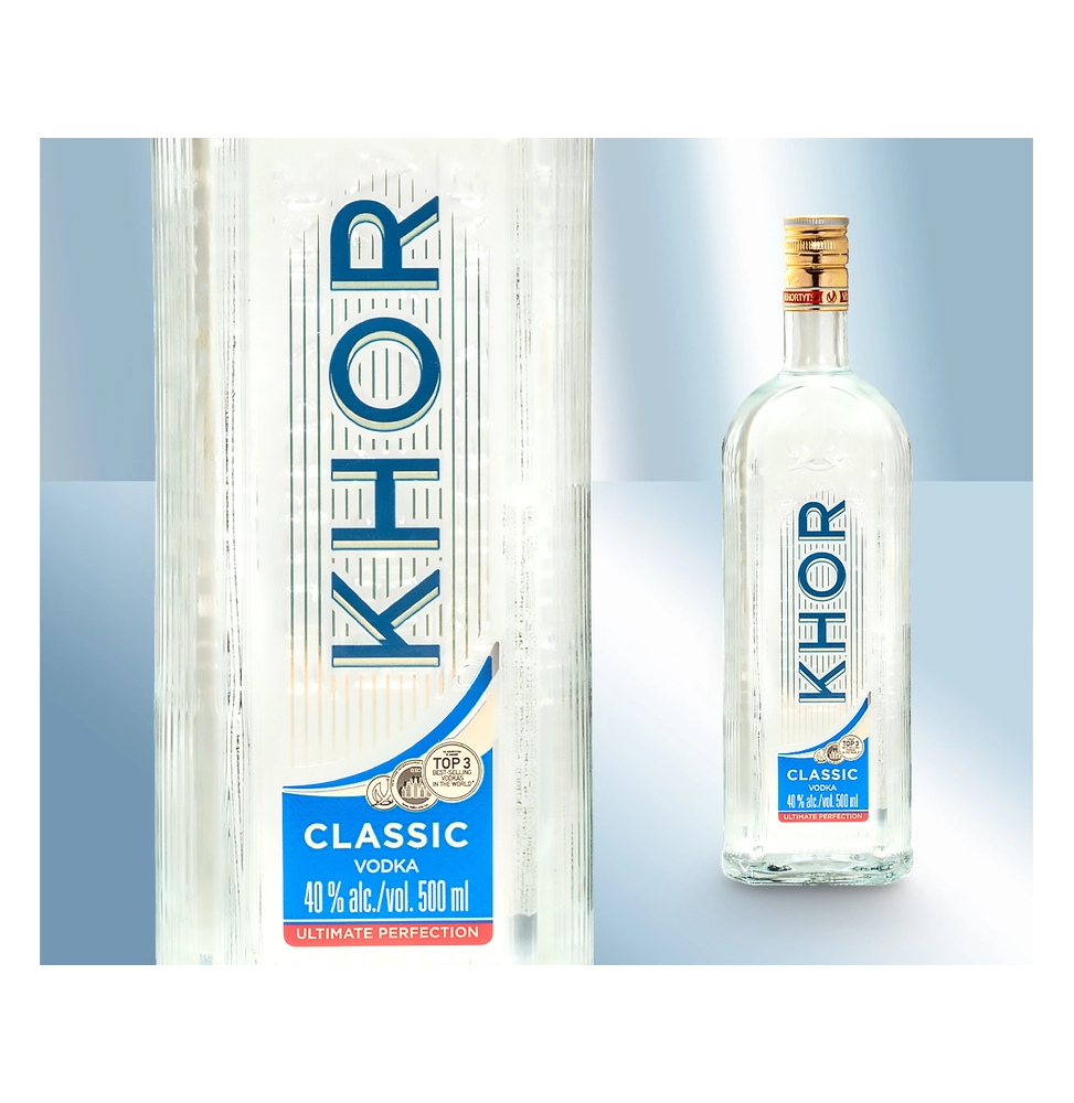 Vodka "Khortytsia Classic", 40%, 500ml