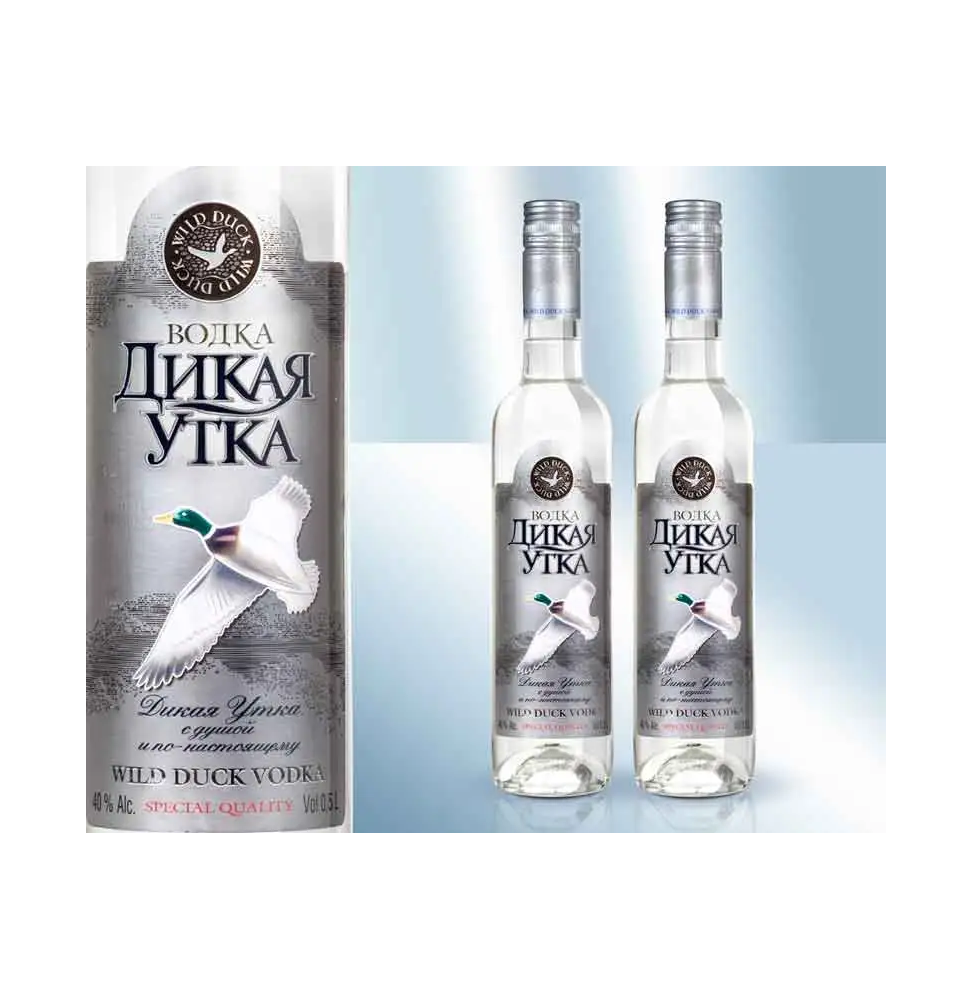 Vodka "Pato salvaje", 40%, 500ml