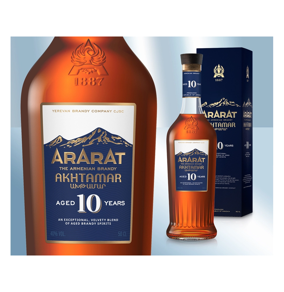 Brandy "ARARAT" Akhtamar, 10 años, 40%, 500ml