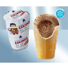 Helado de chocolate en vaso gofre, 150ml