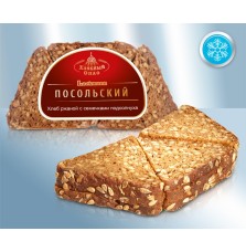 Ржаной хлеб "Посольский" элитный, с семечками подсолнечники, нарезанный