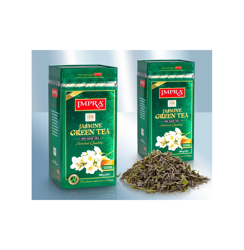 Té verde de hojas grandes "Jazmín"