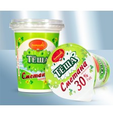 Crema agria "Tescha" 30% grasa (Letonia)