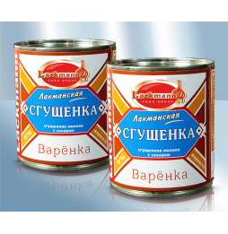 Сгущенное цельное молоко с сахaром, варёнoe 6%