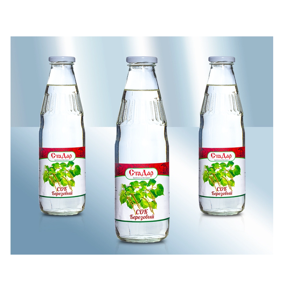 Zumo natural de abedul, 730 ml