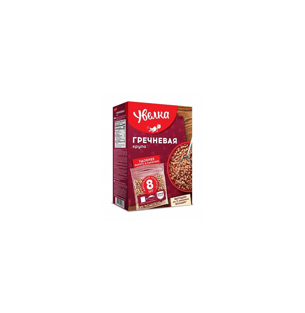 Grano de alforfon en paquete 6x8x80gr UVELKA