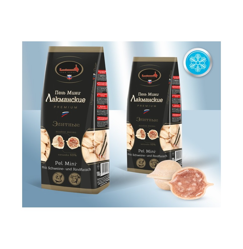 Pelmeni-Mini "Elite" carne picada de cerdo y ternera
