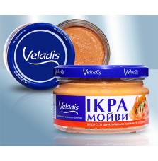 Caviar de capelán en salsa de ensalada, con...