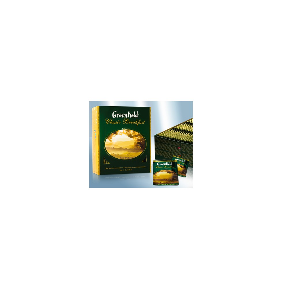 Greenfield "Classic Breakfast" té negro en bolsitas (100x2g)