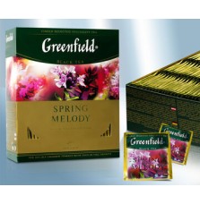 Greenfield "Spring Melody", bolsitas de té negro (100x1,5g)