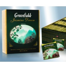 Greenfield "Jasmine Dream", bolsitas de té verde (100x2g)