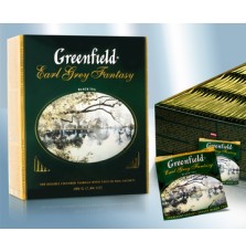 Greenfield "Earl Grey Fantasy" té negro en bolsitas (100x2g)