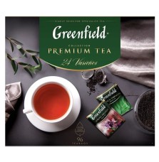 TE "TEA COLLECTION" 24 SABORES (GREENFIELD, 96 X1.5G/8)