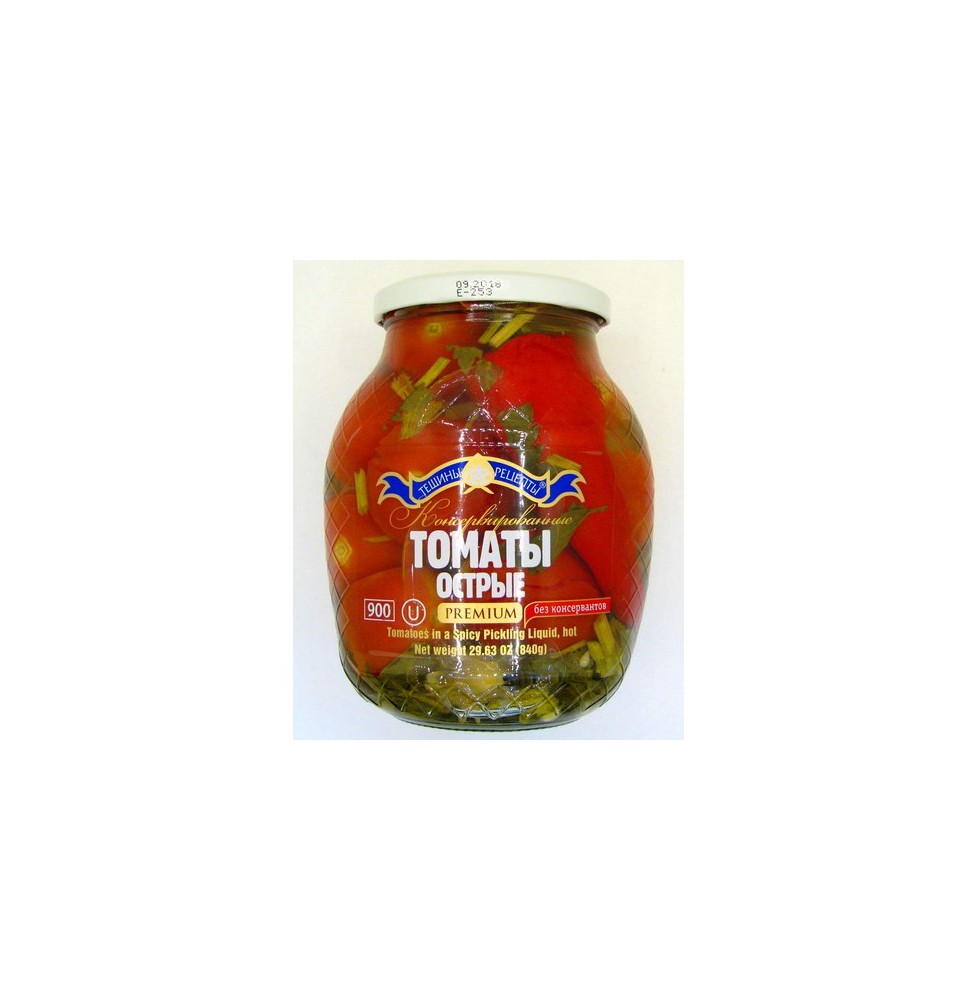 Tomate concervado Picante PREMIUM 840gr.TR